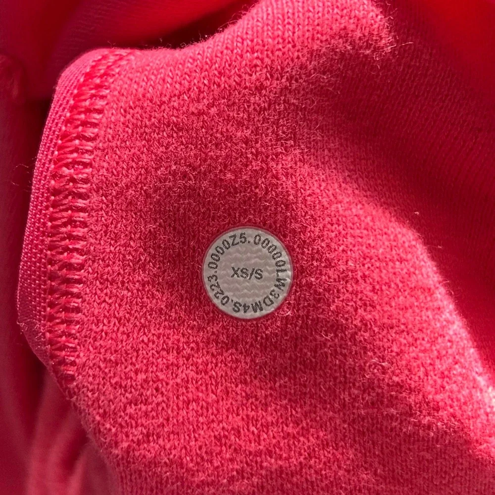 Lululemon Scuba Oversized Half-Zip Hoodie Lip Gloss XS/S Workout Gym Lounge Cozy